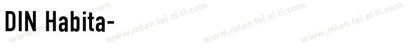 DIN Habita字体转换
